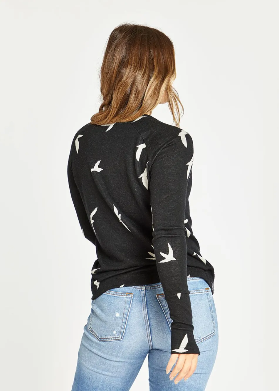 Women Oiselle Wazzie Wool Jacquard Long Sleeve